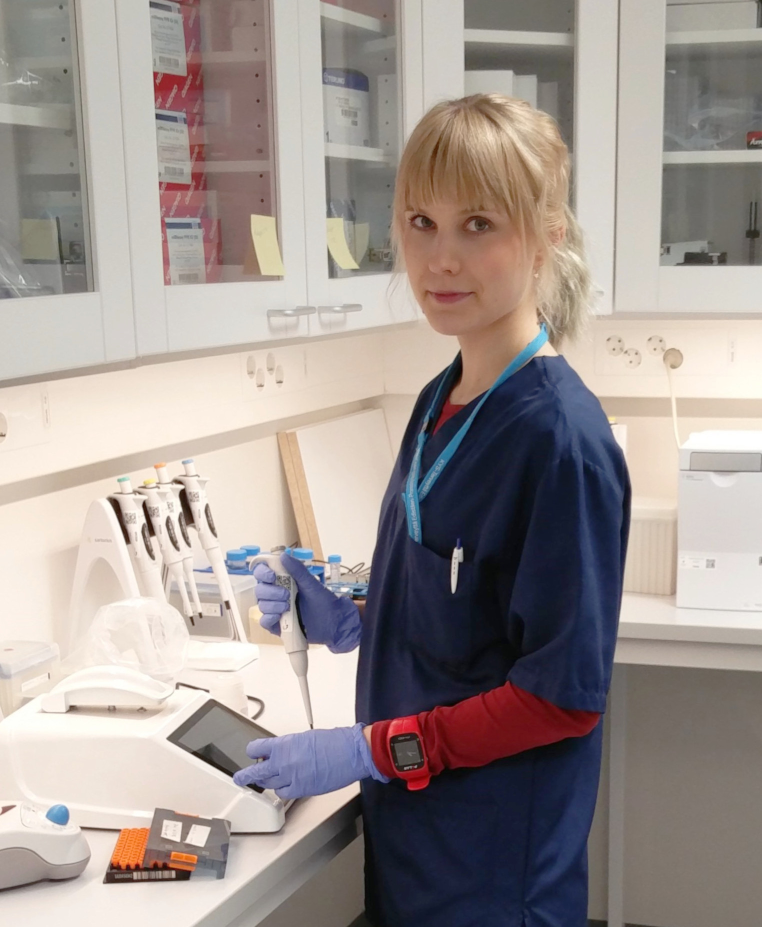 Päivä Itä-Suomen Biopankin laboratoriossa